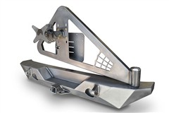 Zadní pevnostní nárazník s držákem rezervy Poison Spyder Rock Brawler II Jeep Wrangler JK Zadní pevnostní nárazník s držákem rezervy Poison Spyder Rock Brawler II Jeep Wrangler JK